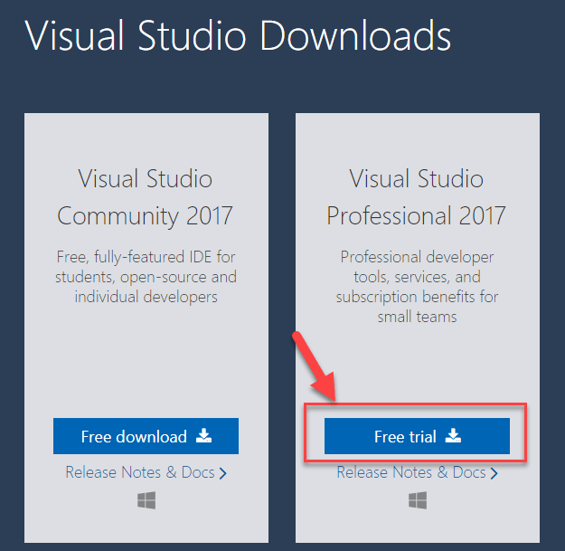 visual studio 2012 setup download